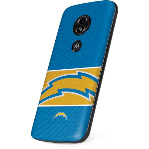 NFL Los Angeles Chargers Zone Block Moto E5 Play Skin